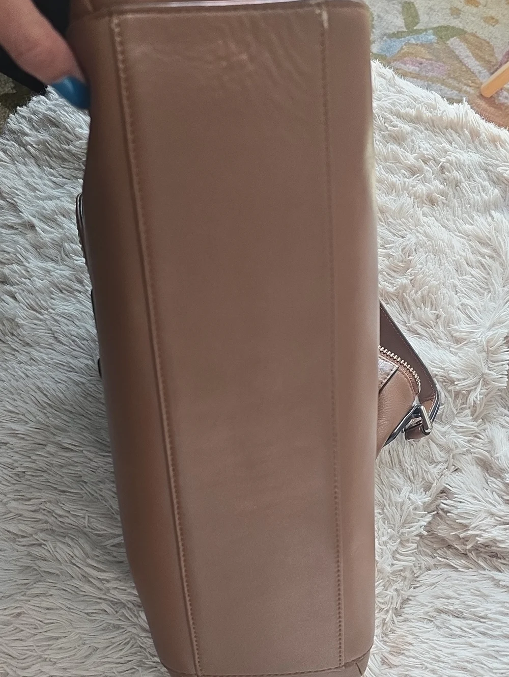 Coach Charlie Leather Front Pocket Hobo Brown